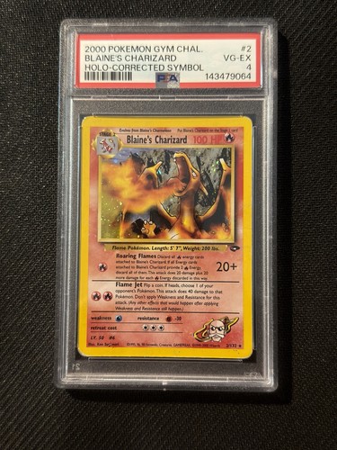 Pokémon tcg psa blaine - pokémon, 4