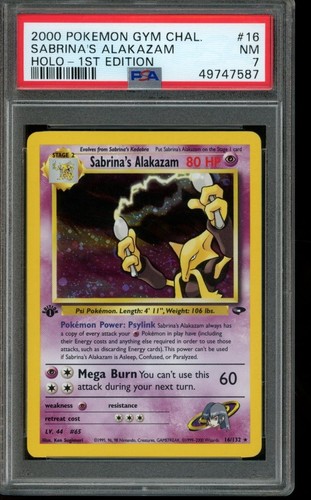 Psa pokemon sabrina s - psa, 7