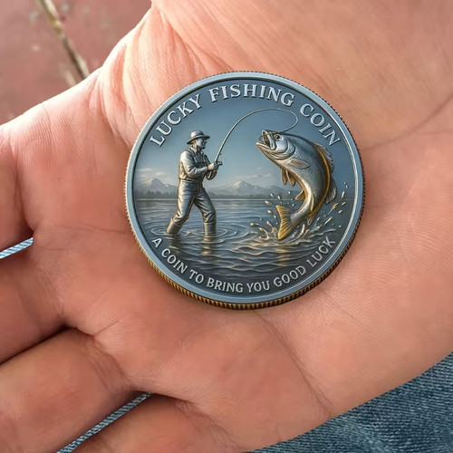Moneta sfida pesca fortunata