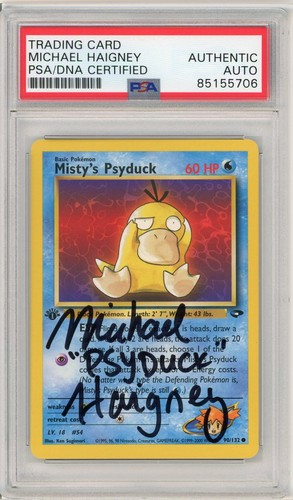 Psa michael haigney autografo - michael,