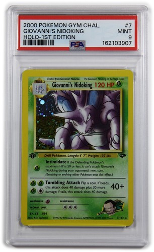 2000 psa mint pokemon sfida - psa,