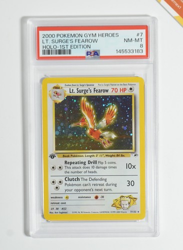 Pokemon psa surge s - lt., surge's